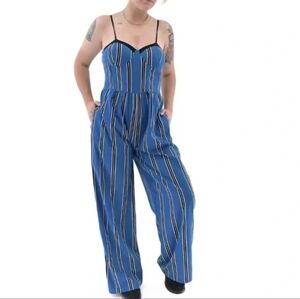 - Band Of Gypsy Stripes Jumpsuit